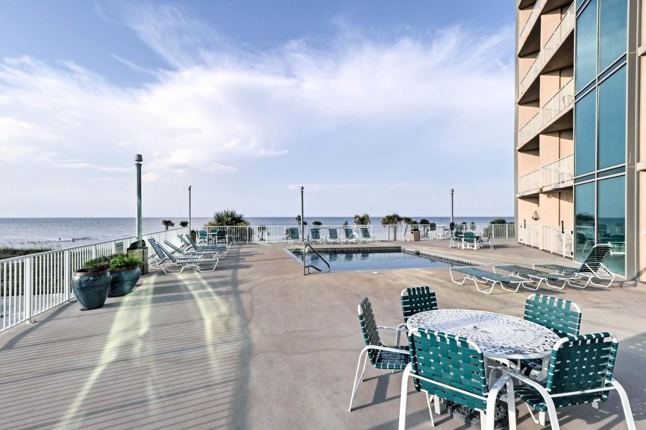 Lavish Beachfront Biloxi Condo With Pvt Patio And Pool! Exterior photo